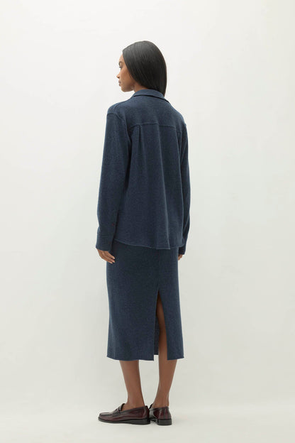 CATANIA DENIM CASHMERE SHIRT