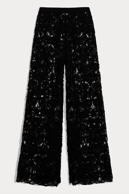 LORRAINE CROCHET CASHMERE BLEND PANT