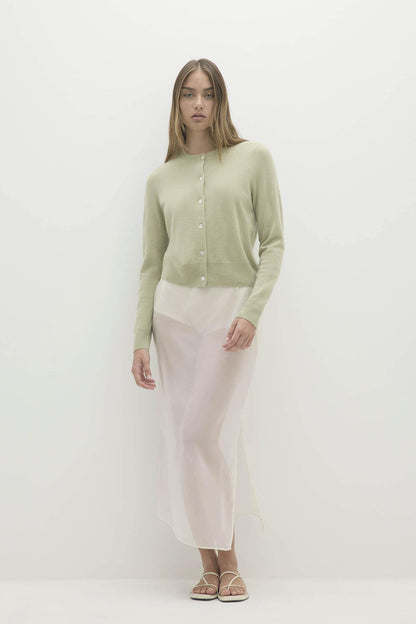 JAYLA BUTTON-UP CASHMERE CARDIGAN