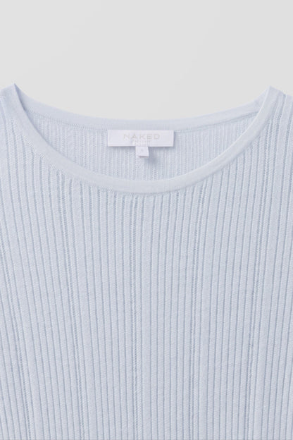 MABLE TRELLIS LONG SLEEVE CASHMERE TEE